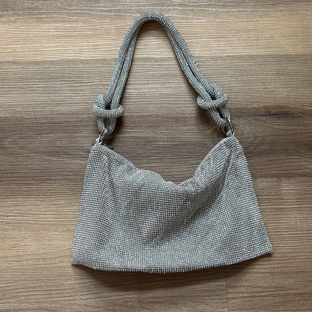 Elegant Silver Women's Bag